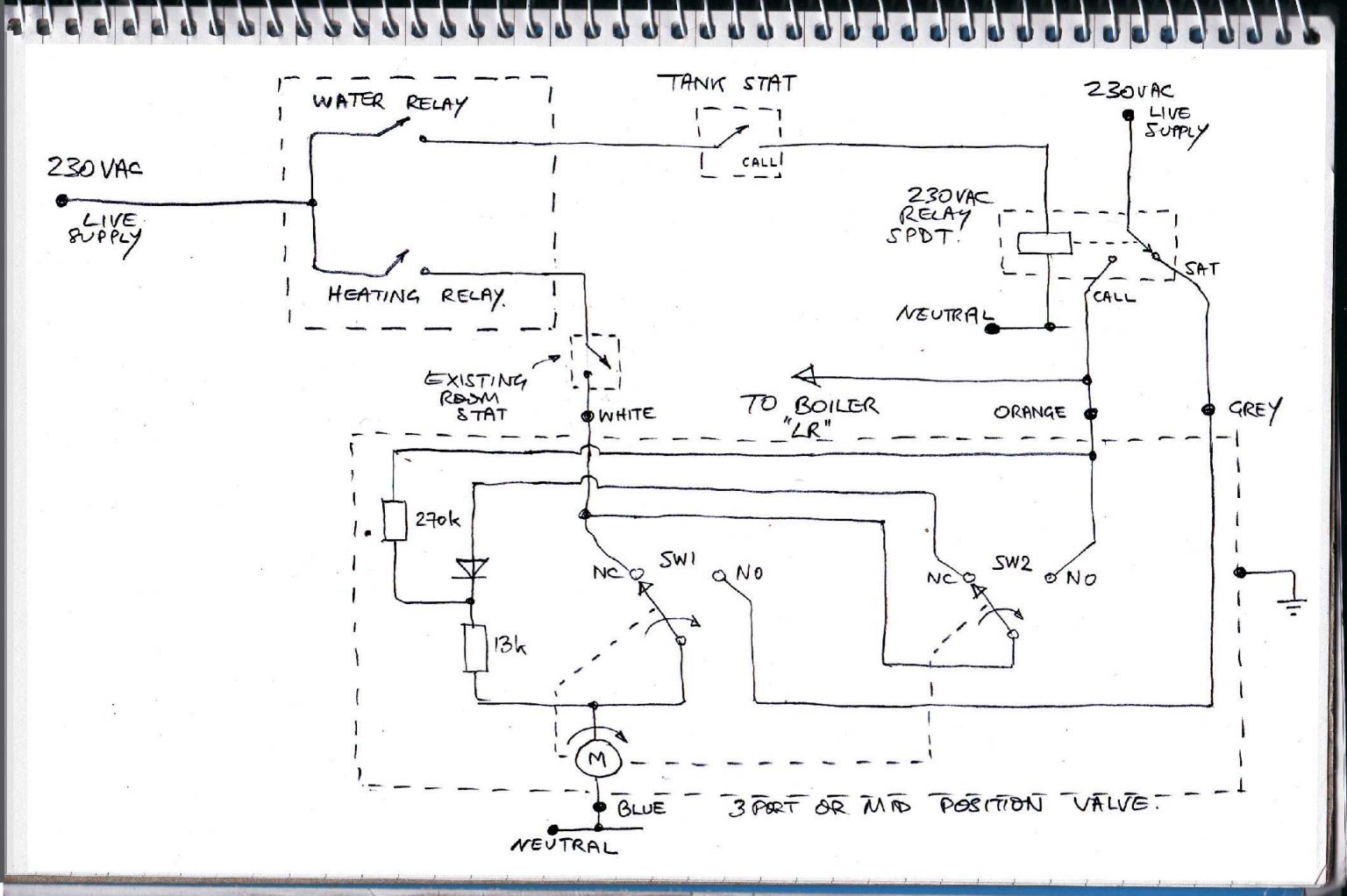 Central Heating Boiler Circuit - Julian Rogers - Practical Projects